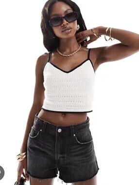 Crochet Top With Adjustable Straps
